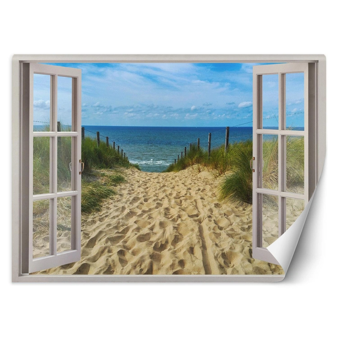 Wallpaper, Window - path to the sea