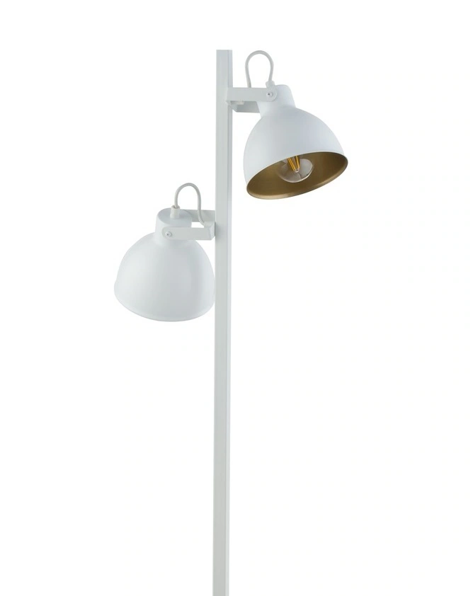 Mars Floor Lamp White with Gold