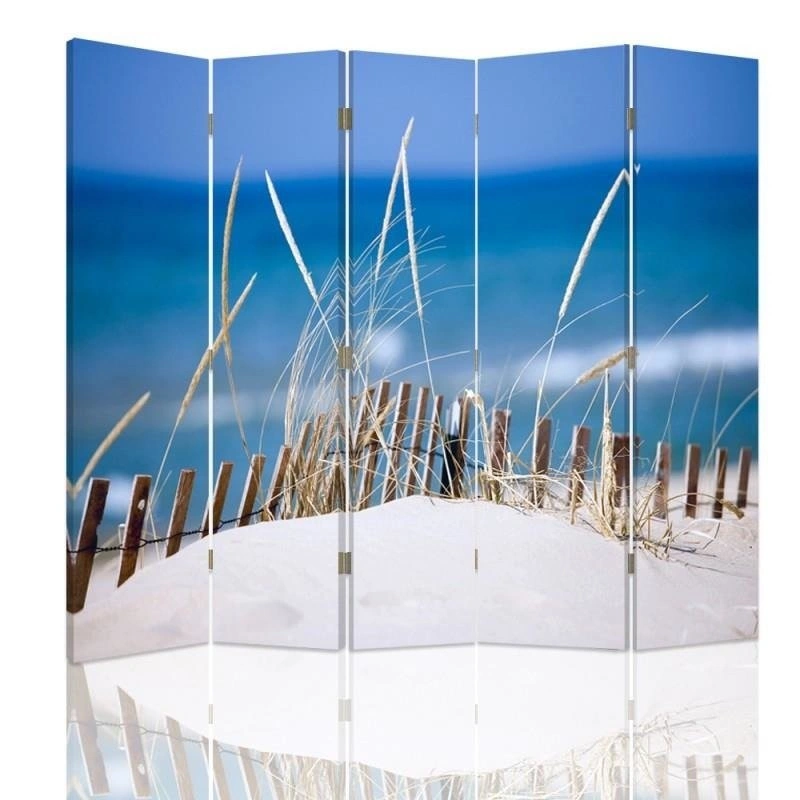 Room divider Double-sided, Friendly beach view