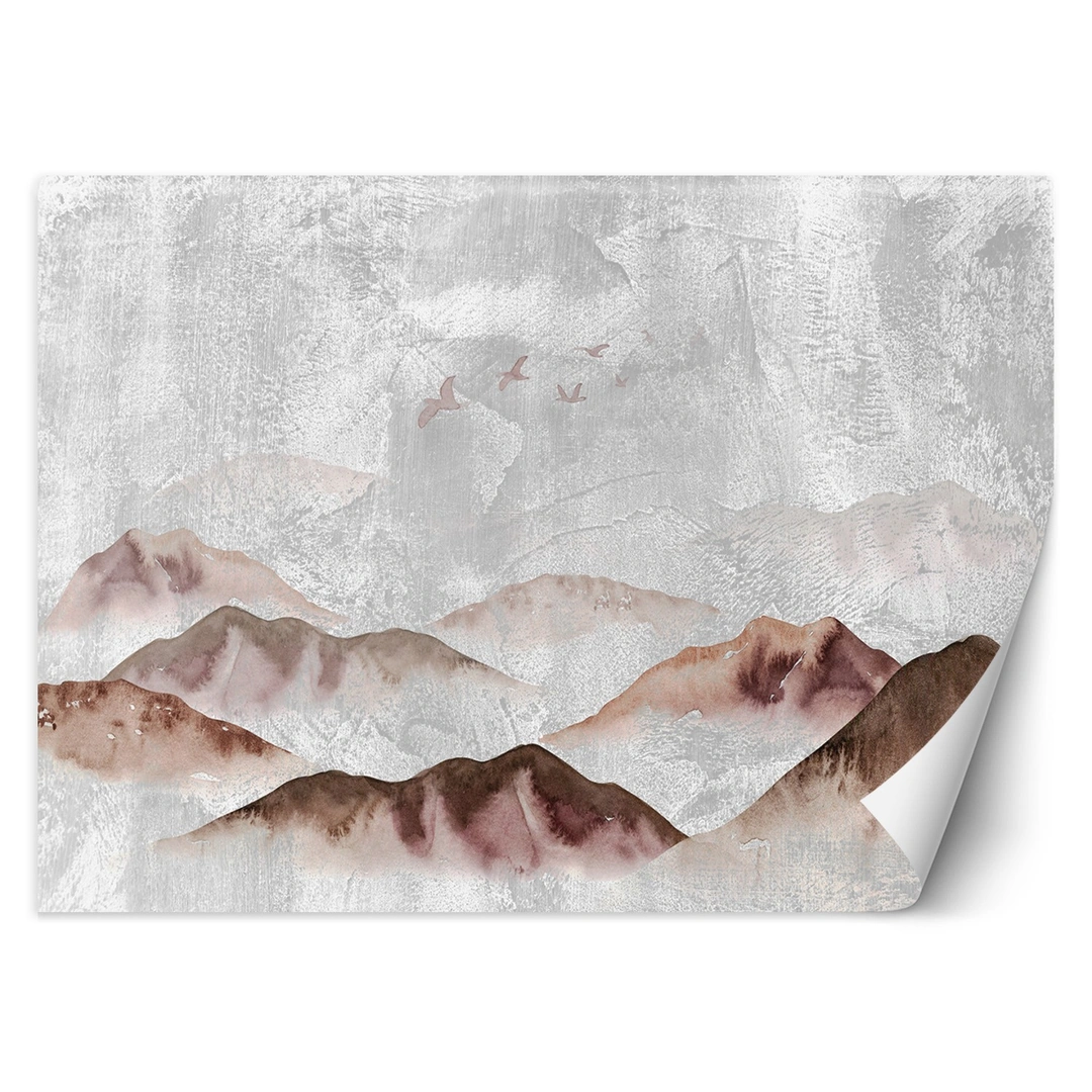 Wallpaper, Birds over the mountains