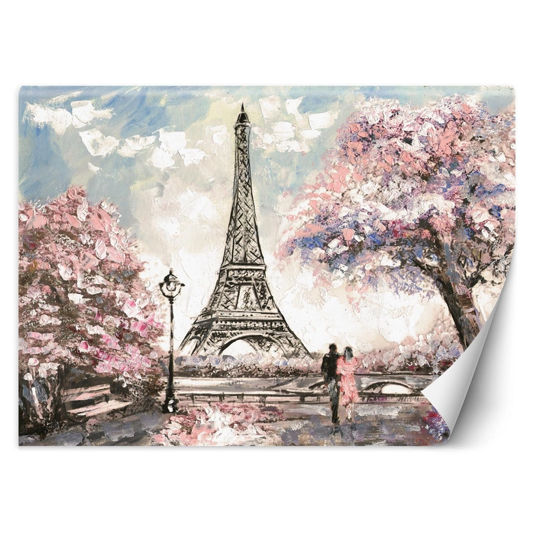 Wallpaper, Paris, eiffel tower in spring