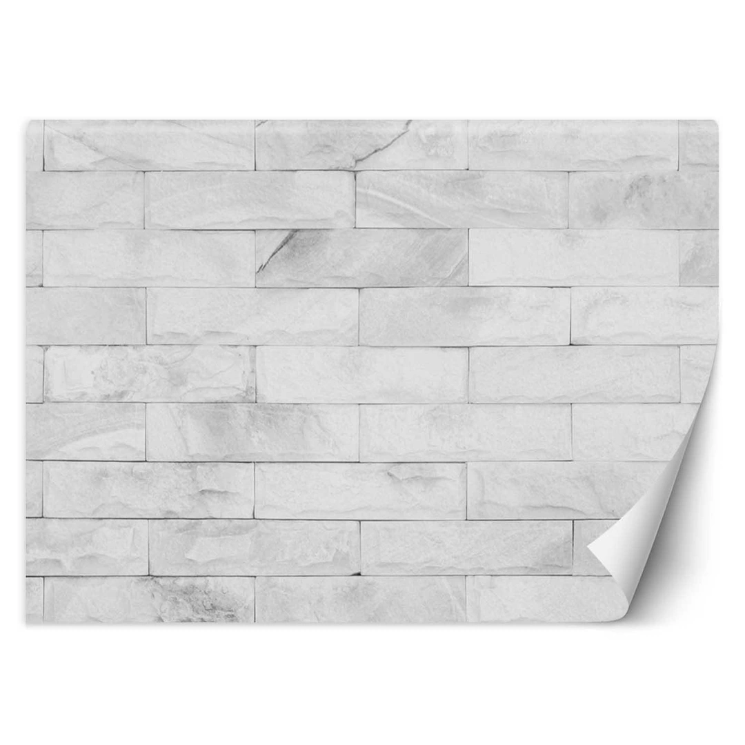 Wallpaper, White bricks