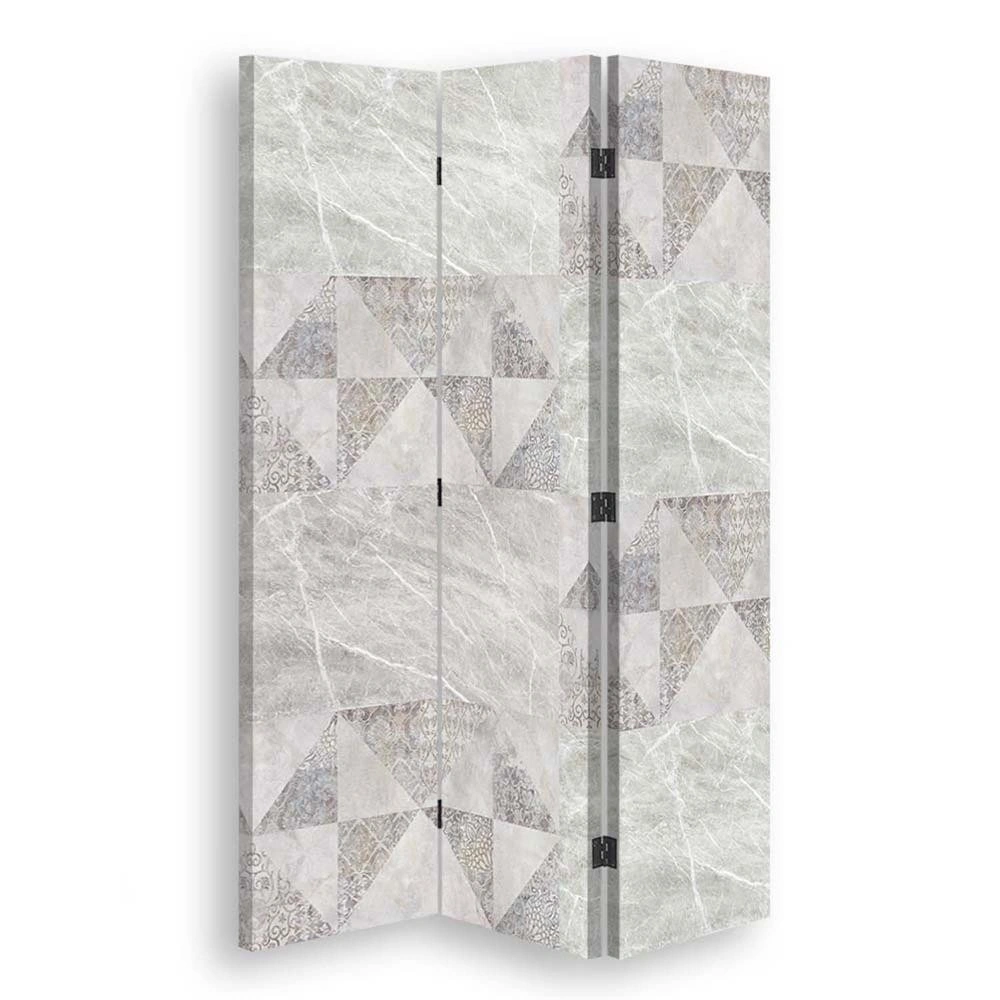 Room divider Double-sided rotatable, Geometry & pastels