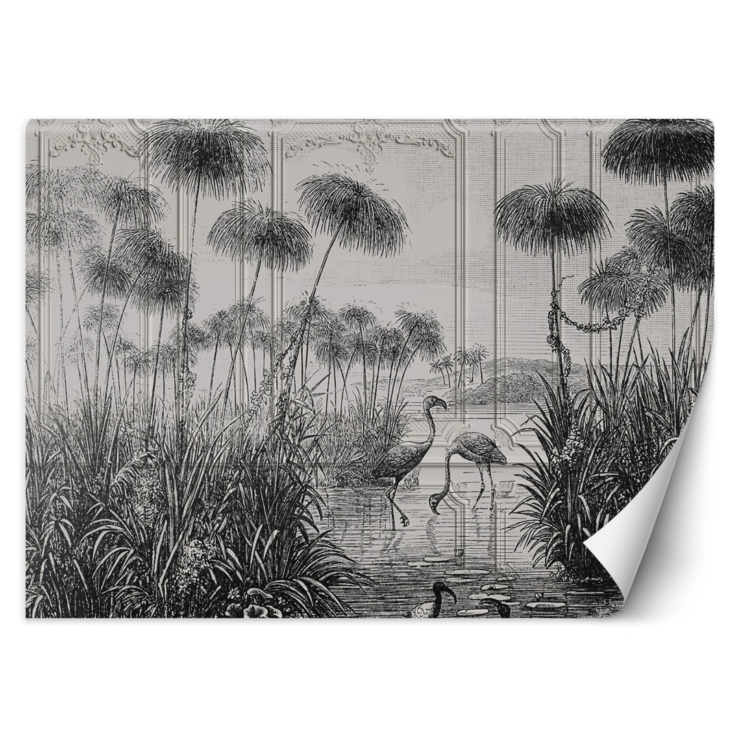 Wallpaper, Birds in a pond