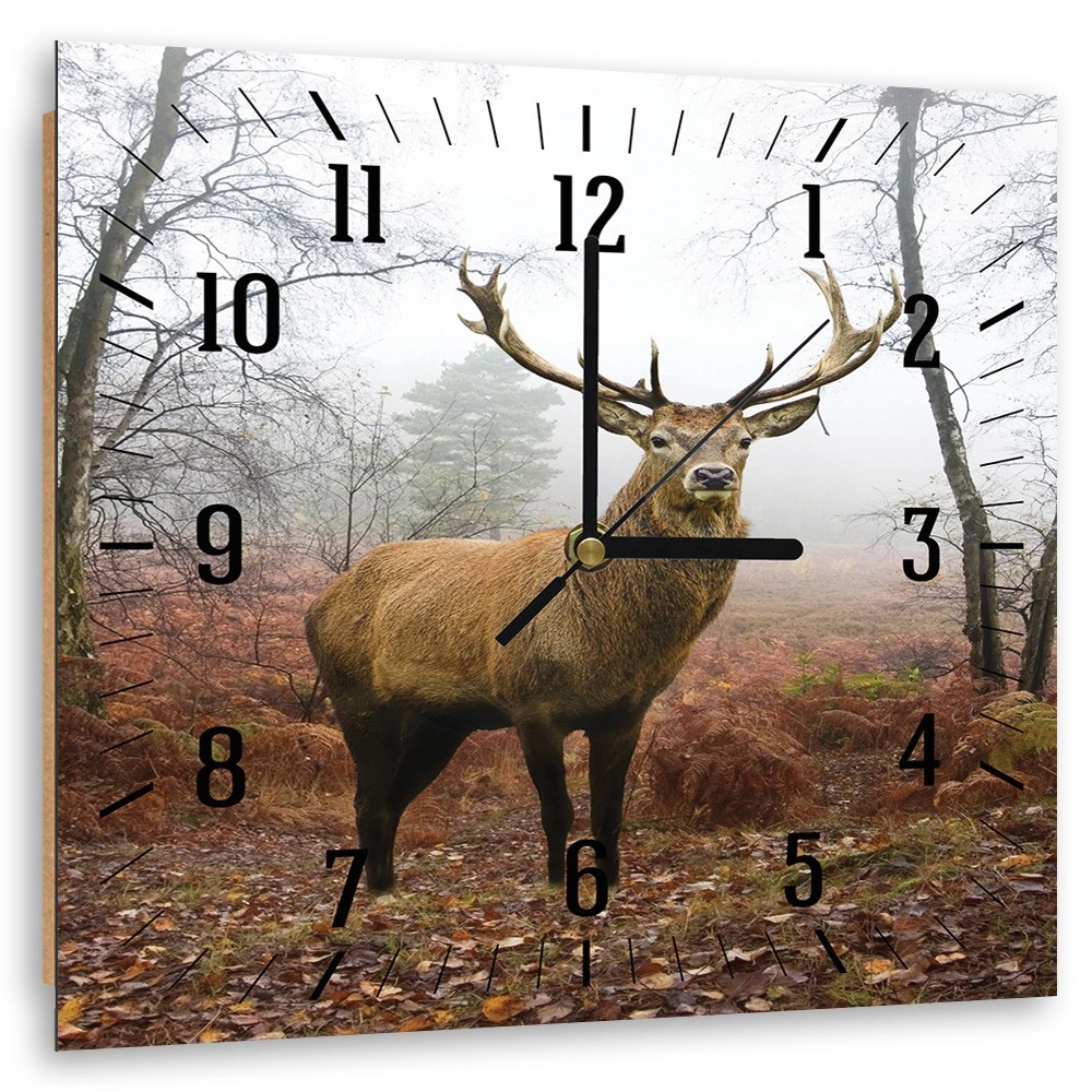 Wall clock, Deer