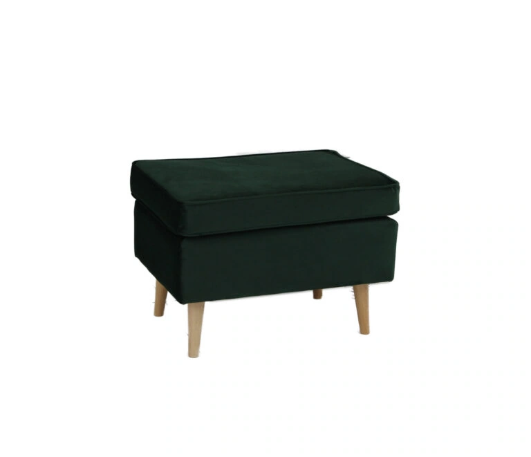 Rebeca Pouf Bottle Green Velluto 10