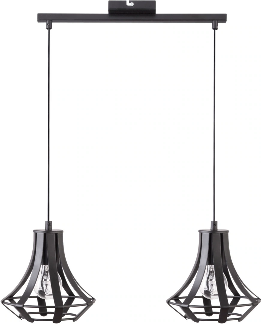 Pola Ceiling Pendant Light Duo Black