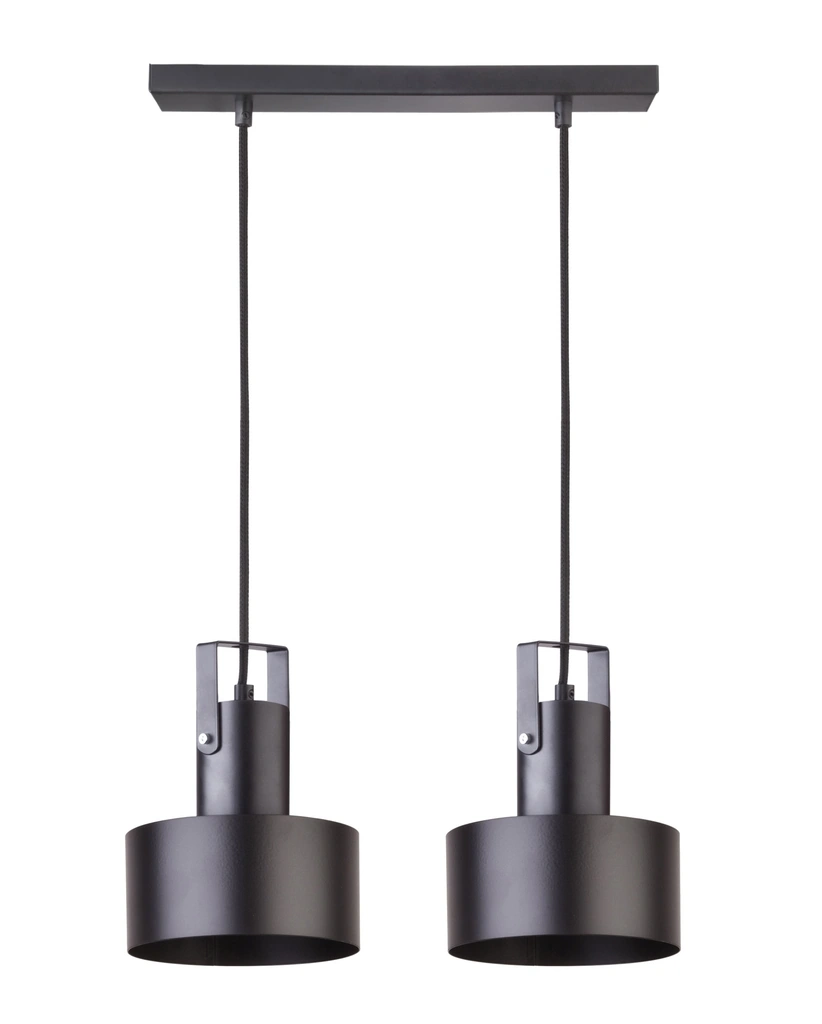 Rif Ceiling Pendant Track Light Duo Black