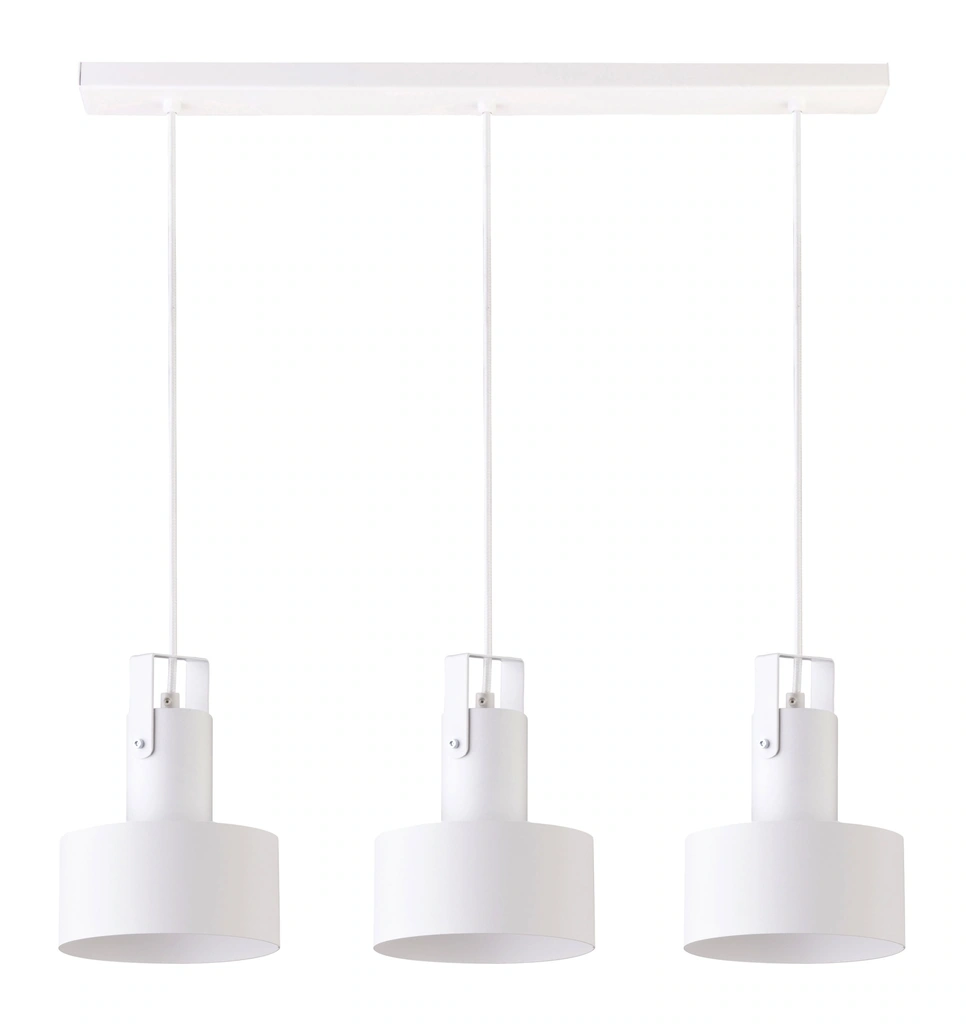 Rif Ceiling Pendant Track Light Trio White