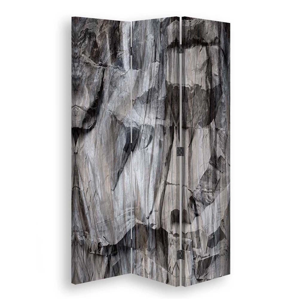 Room divider Double-sided rotatable, Rough Grey