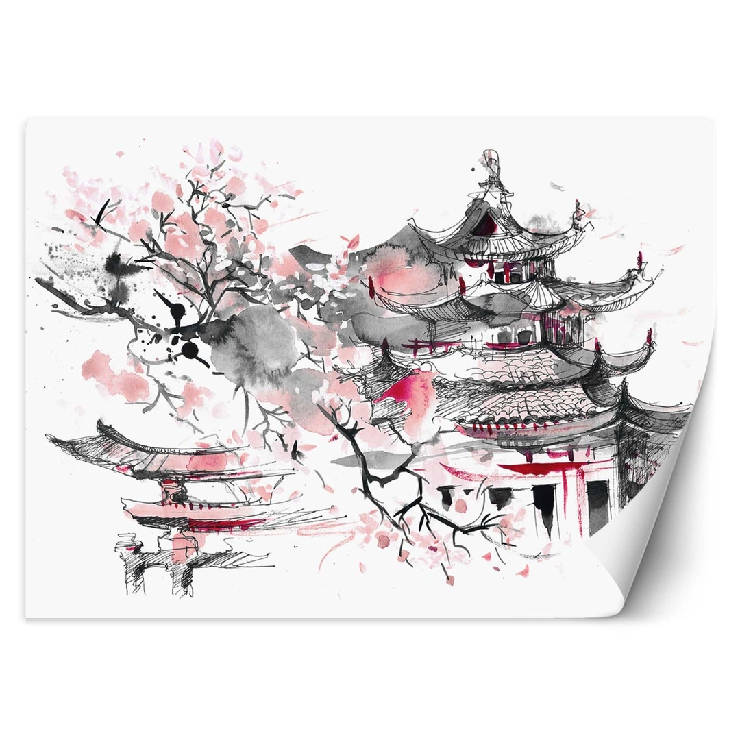 Wallpaper, Japanese pagoda