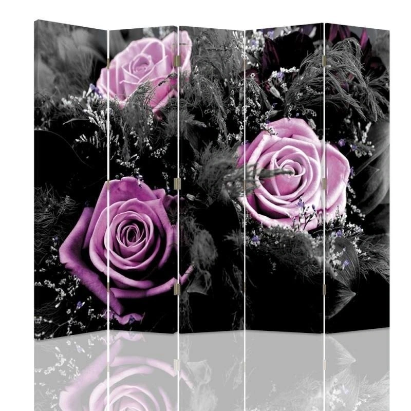 Room divider Double-sided, Decorative roses