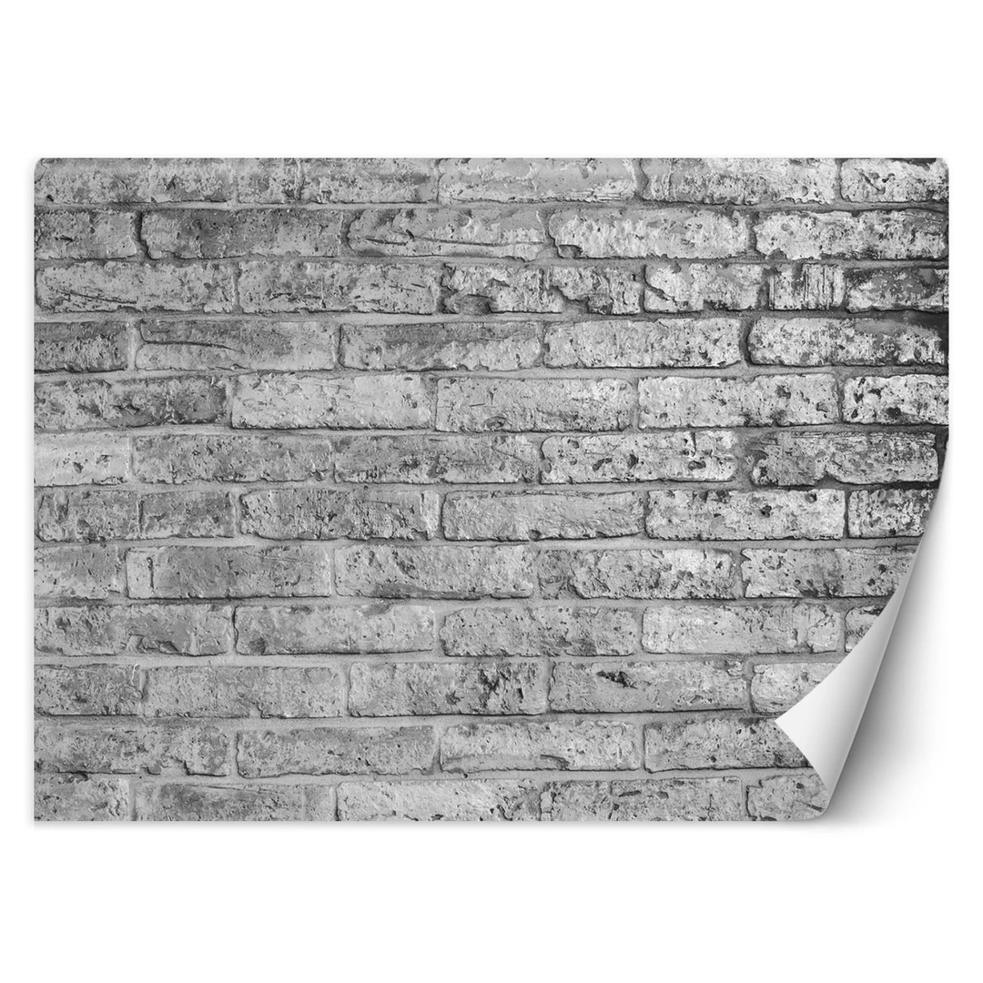 Wallpaper, Grey brick wall