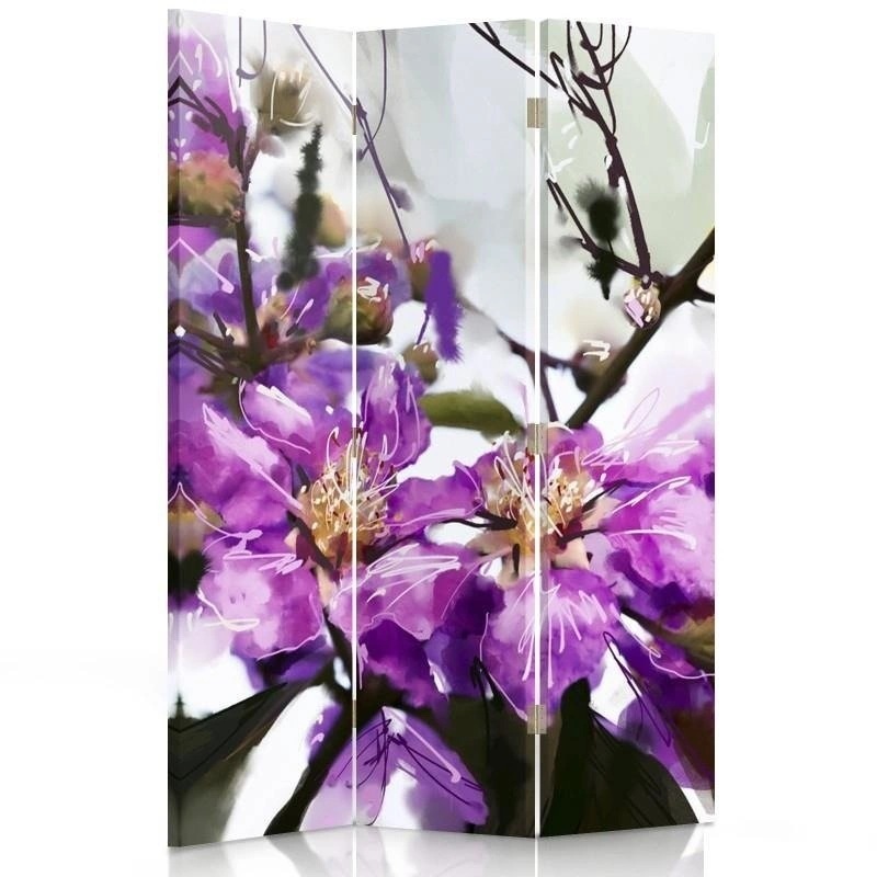 Room divider Double-sided rotatable, Magnetic flowers