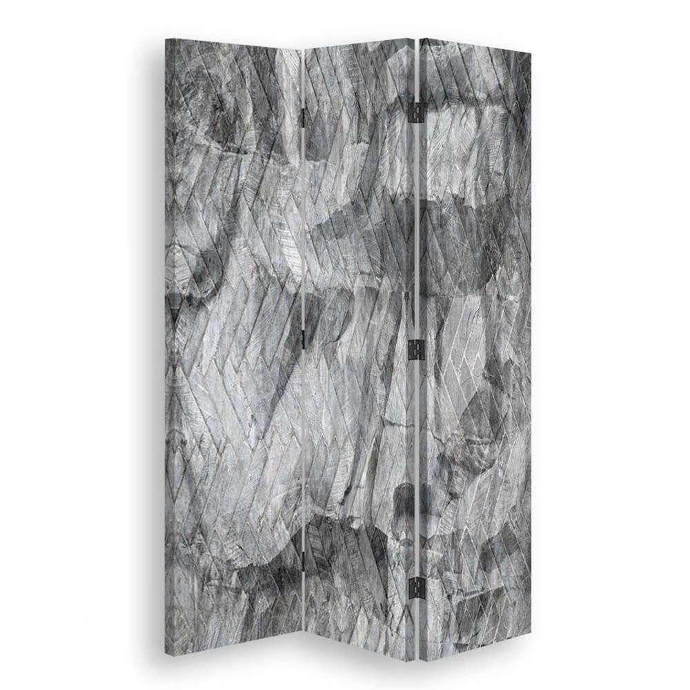 Room divider Double-sided rotatable, The serenity of grey