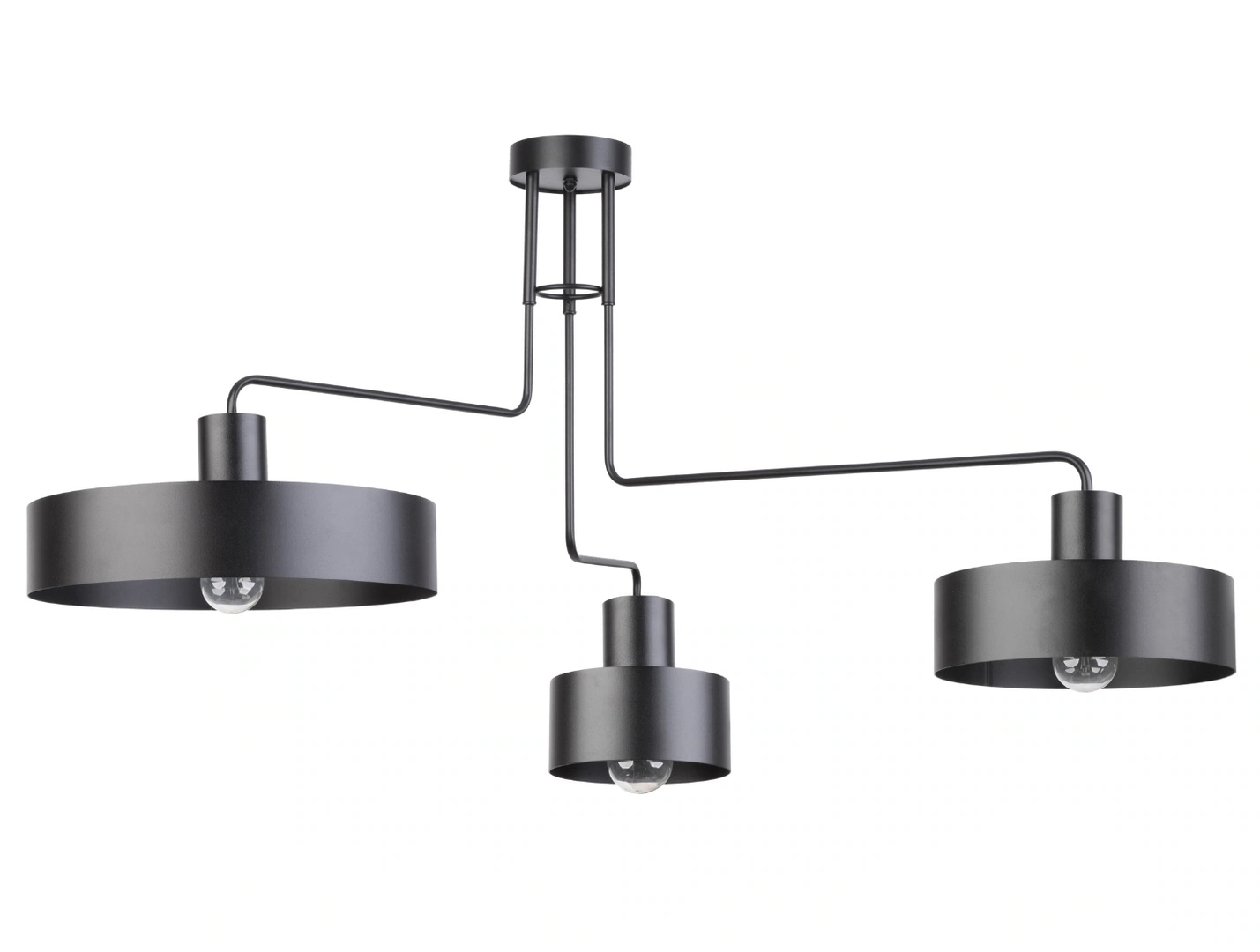 Vasco Ceiling Light Trio Black