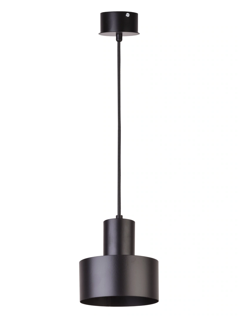 Rif Ceiling Pendant Light Single Small Black