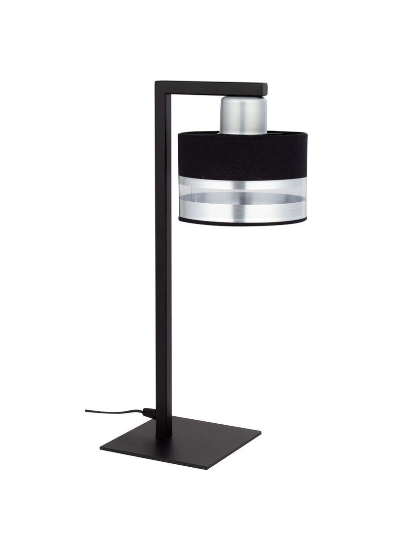Pro Table Lamp Black and Silver