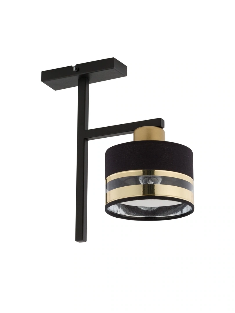 Pro Ceiling Light Single Black and Gold