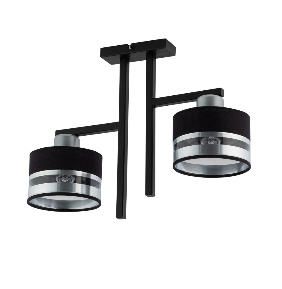 Pro Ceiling Light Duo Black and Silver