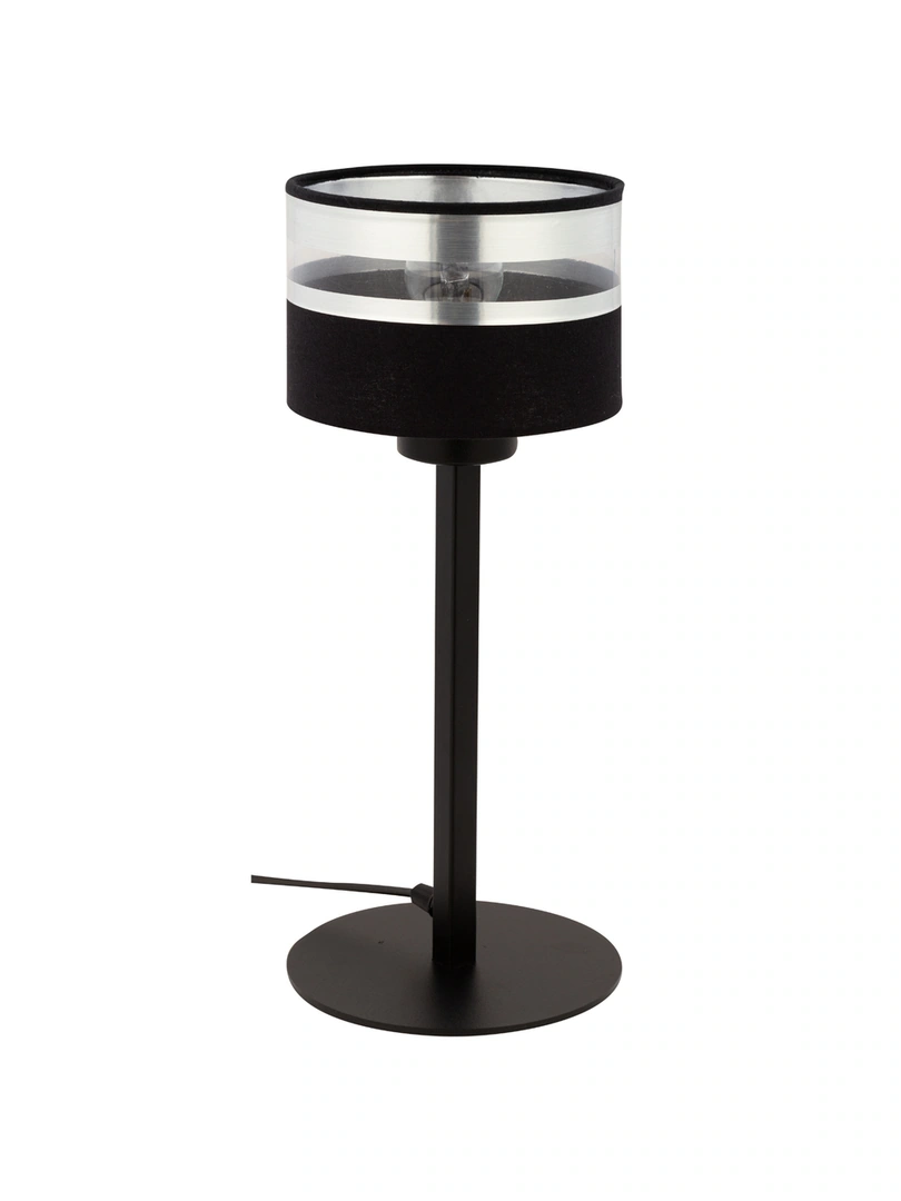 Sofia Table Lamp Black with Silver