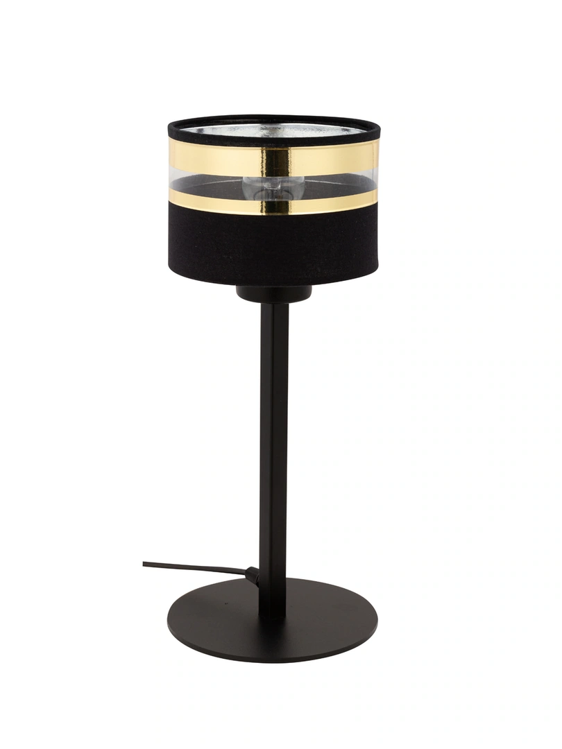 Sofia Table Lamp Black and Gold