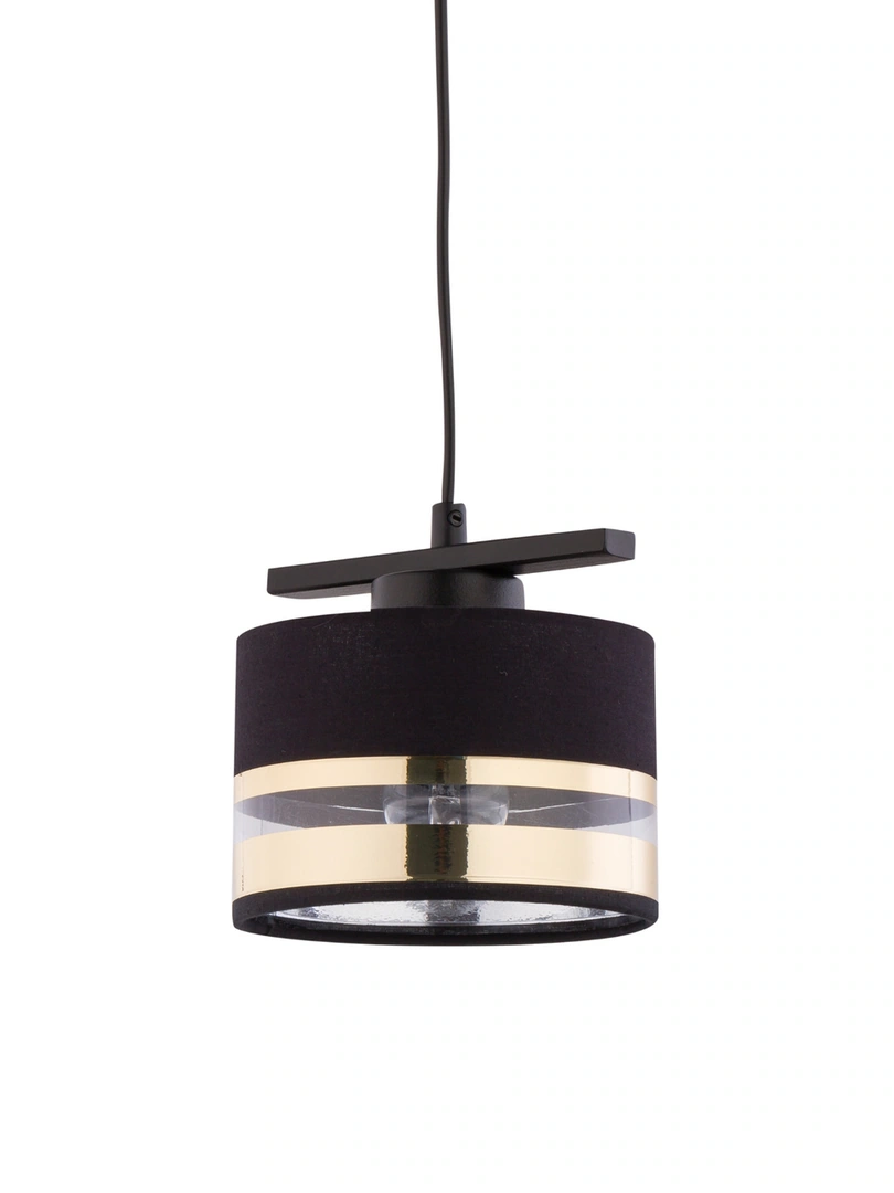 Sofia Ceiling Pendant Light Single Black and Gold