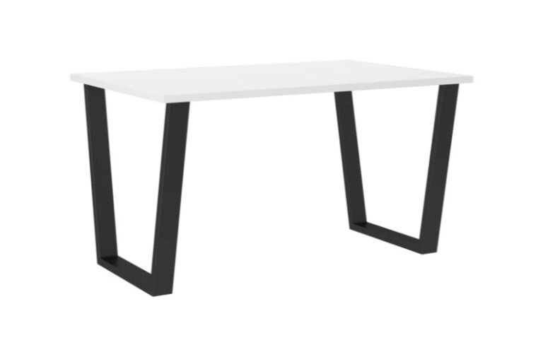 Cezi Table Rectangular White / Black 138 x 67 cm