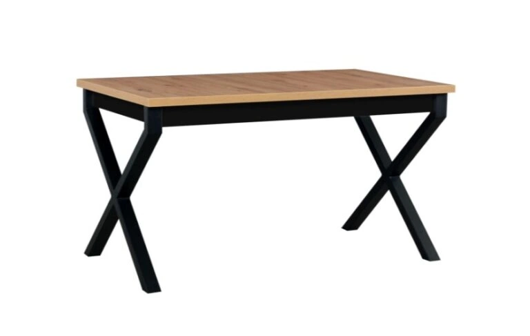 Ikon 1 Table Rectangular  Artisan Oak / Black 180 x 80 cm