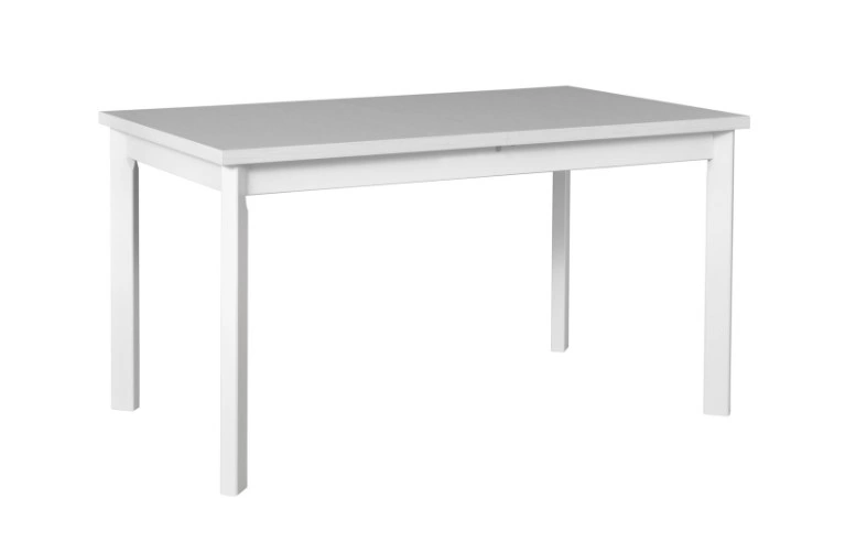 Max 5 P Table Rectangular White Beech Wood 120 x 80 cm