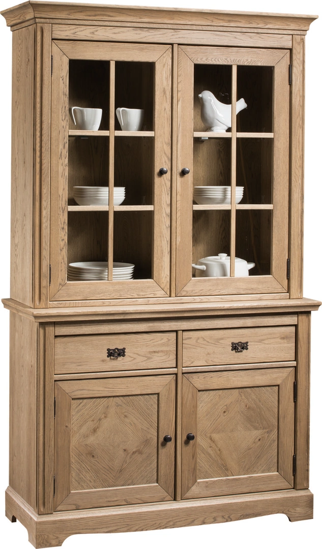 Atelie Display Cabinet / Dresser 2 Doors Aged Oak