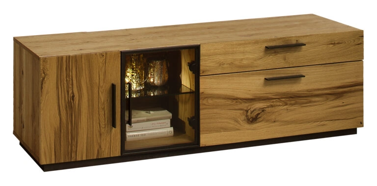 Moreno TV Stand Left Natural Oak