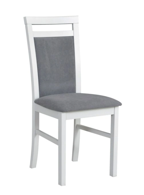 Milano 5 Wooden Chair White / Grey 94 x 43 x 40 cm