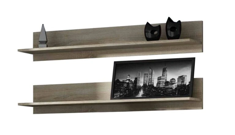 Two shelfs SOHO 120 SH5C oak sonoma