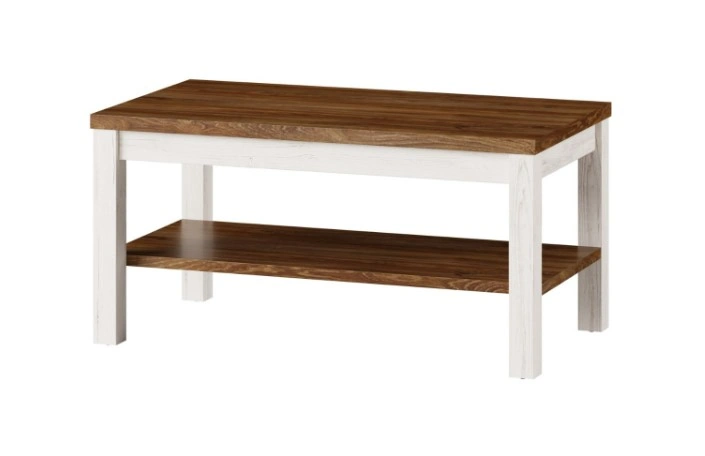 Country CT09 110 Coffee Table Rectangular Stirling Oak / Andersen Pine 110 x 60 cm