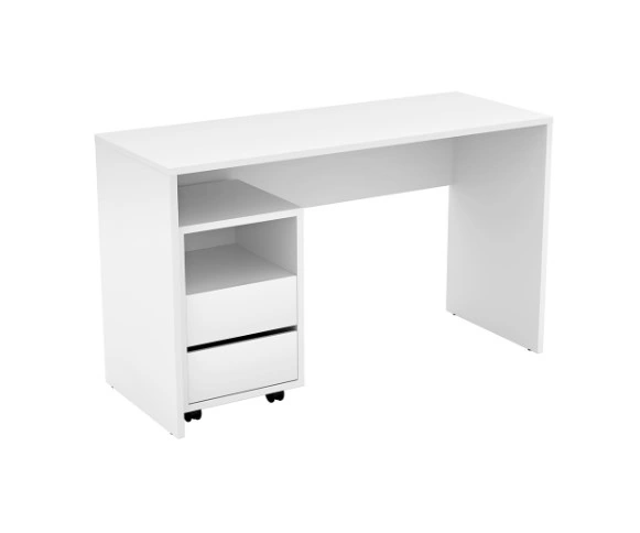 Desk with desk container AGAPI 07 white