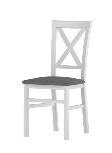Alice Wooden Chair White / Grey Sawana 92 x 46 x 42 cm