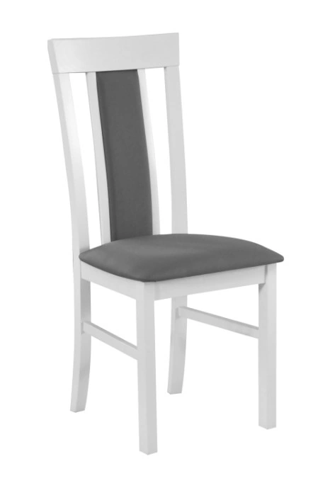 Milano 8 Wooden Chair White / Grey 96 x 43 x 40 cm