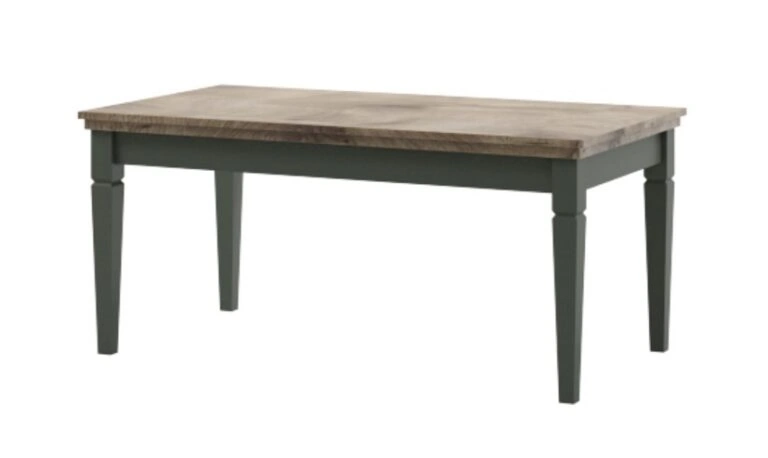 Evora EV99 Coffee Table Rectangular Lefkas Oak / Green 110 x 60 cm