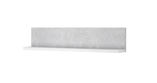 Hanging shelf BOTA BT01 white / concrete colorado