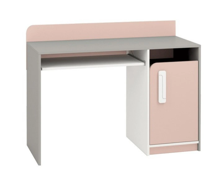 Desk AIQ AQ11 120 gray platinum / white / powder pink