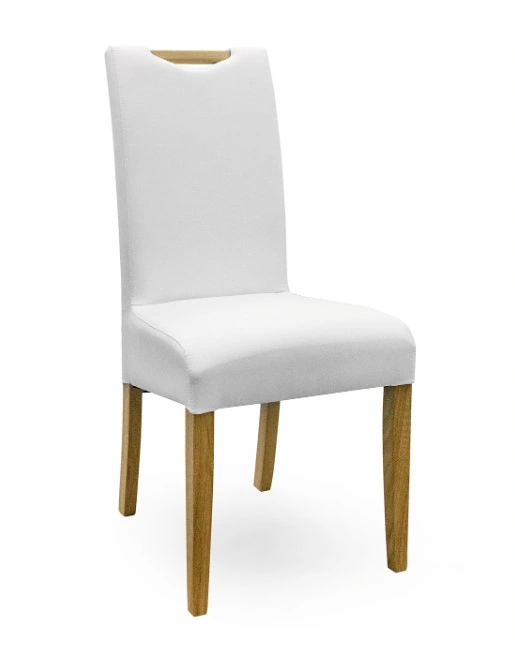 Jars Wooden / Upholstered Chair White 102 x 47 x 44 cm
