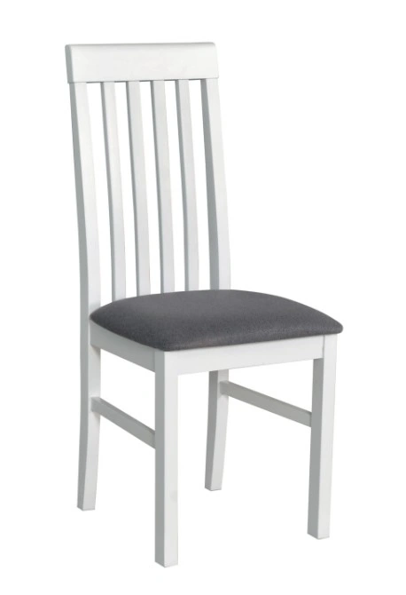 Nilo 1 Wooden Chair White / Grey 96 x 43 x 40 cm