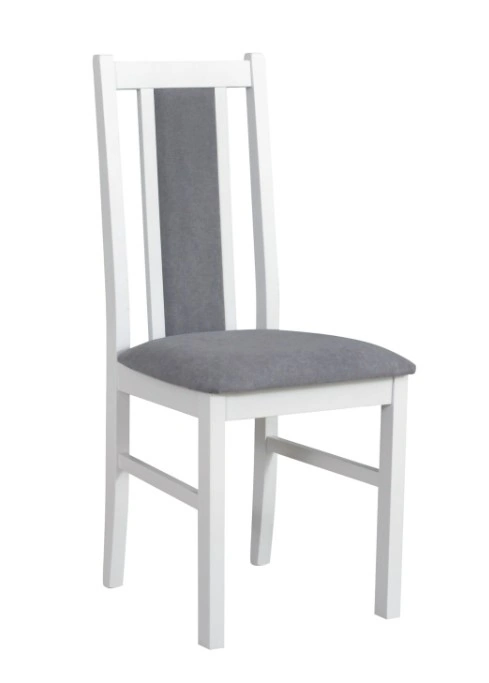 Boss 14 Wooden Chair White / Grey 94 x 43 x 40 cm