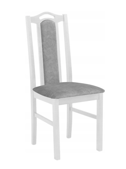 Boss 9 Wooden Chair White / Grey 97 x 43 x 40 cm