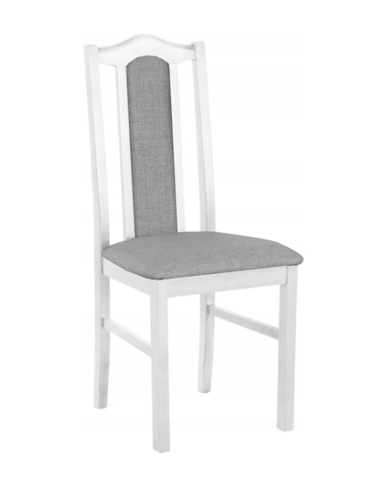 Boss 2 Wooden Chair White / Grey 97 x 43 x 40 cm