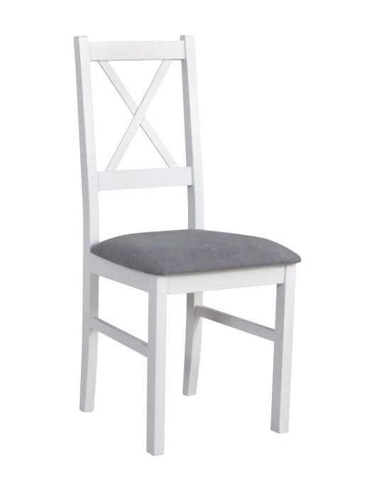 Nilo 10 Wooden Chair White / Grey 94 x 43 x 40 cm