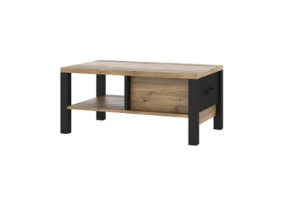 Olin OI99 Coffee Table Rectangular Appenzeller Fichte / Black 90 x 56 cm