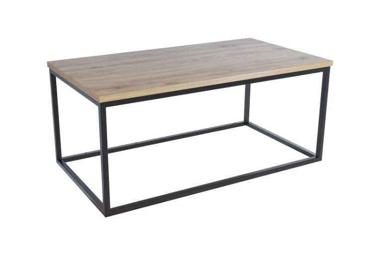 Soro Table Rectangular Golden Oak / Black 100.5 x 55.5 cm