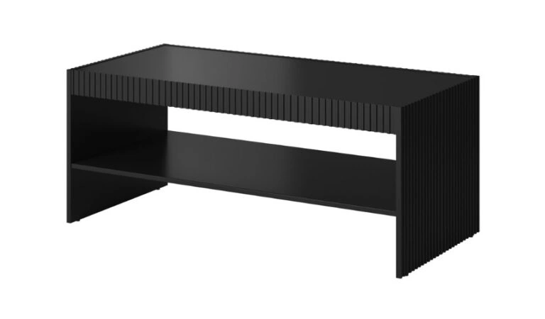 Pafos 120 Coffee Table Rectangular Black 120 x 50.5 cm